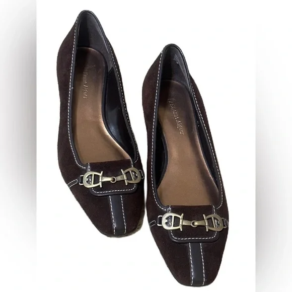 Etienne Aigner Horsebit Loafers Size 8 1/2M - Picture 1 of 13